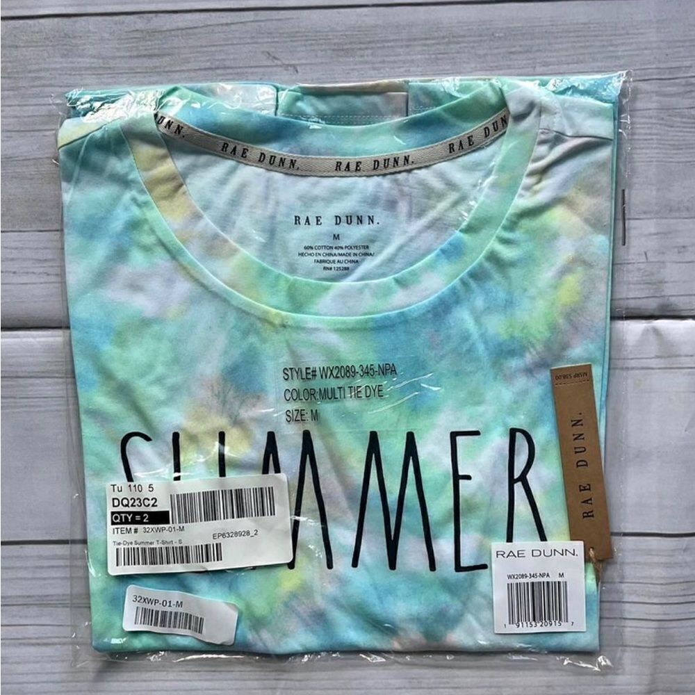 Rae Dunn Graphic Tee Short Sleeve Size Medium - Picture 5 of 5